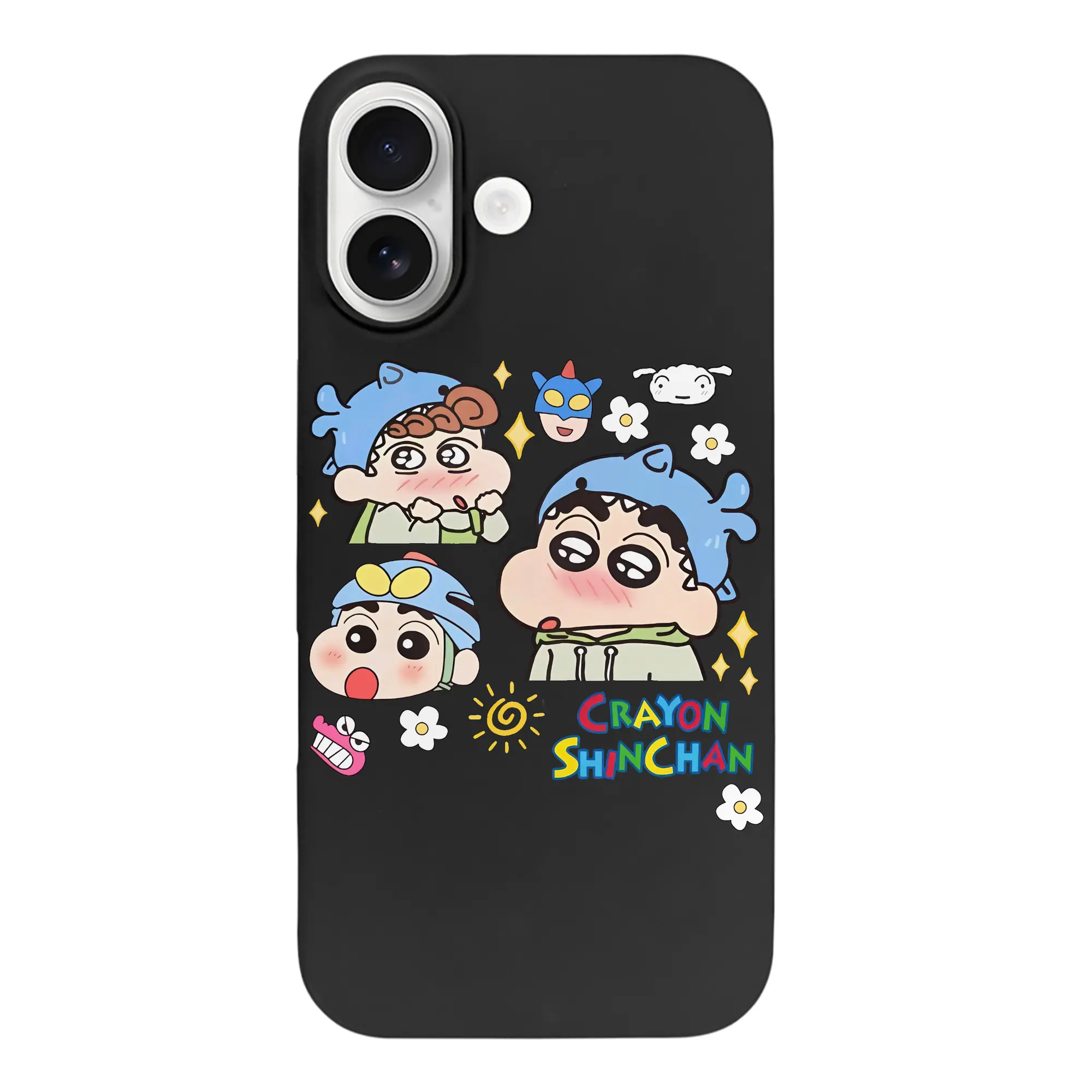 クレヨンしんちゃん グッズ 野原 しんのすけ - iPhone 17 シリーズ シリコンケース 薄型 耐衝撃 指紋防止 ソフトタッチカバー 精密フィット 傷防止 保護ケース iPhone 17/17 Air/17 Pro/17 Pro Max 対応